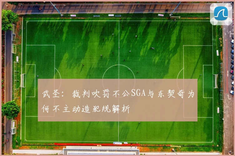 武圣：裁判吹罚不公SGA与东契奇为何不主动造犯规解析